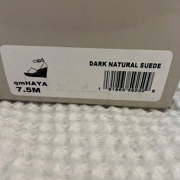 Marc Fisher HAYA platform wedge espadrilles. Dark natural suede - Picture 8 of 8